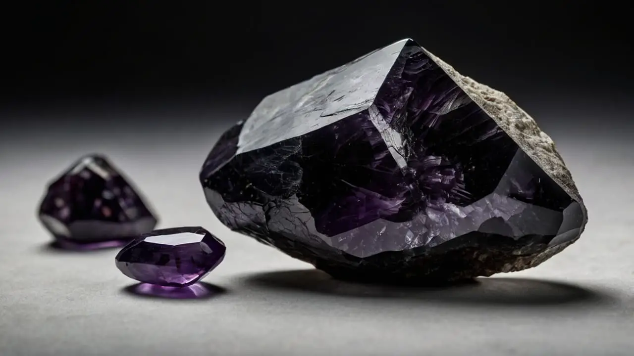 Black Amethyst Crystal