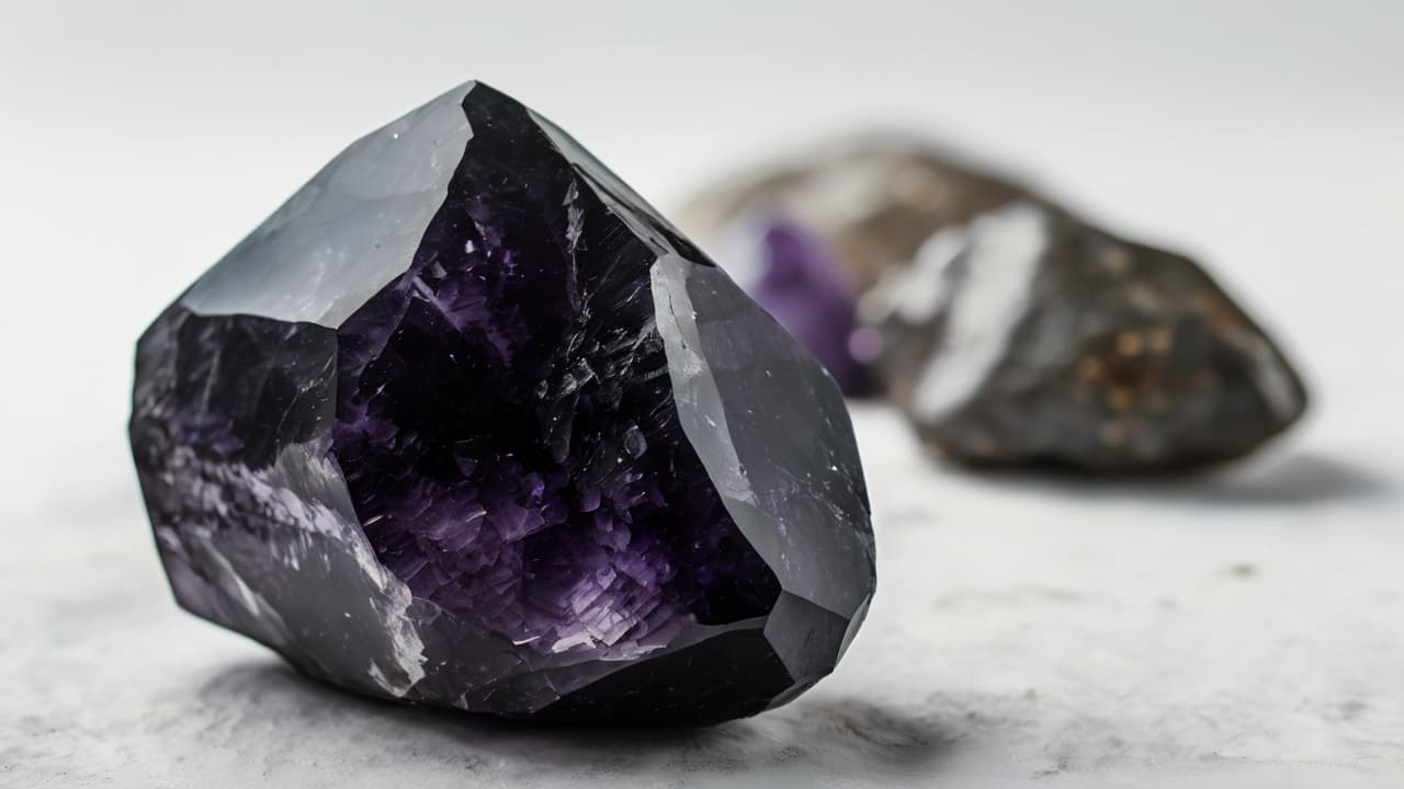 Black Amethyst Crystal