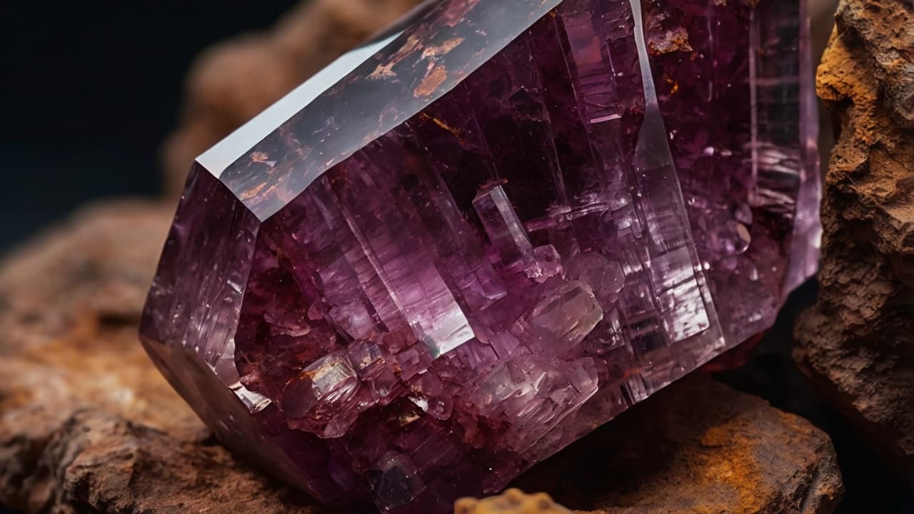 Canadian Red Amethyst Crystal