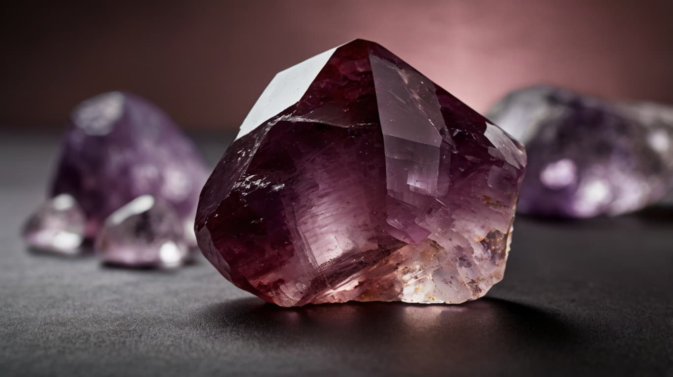 Classic Red Amethyst Crystal