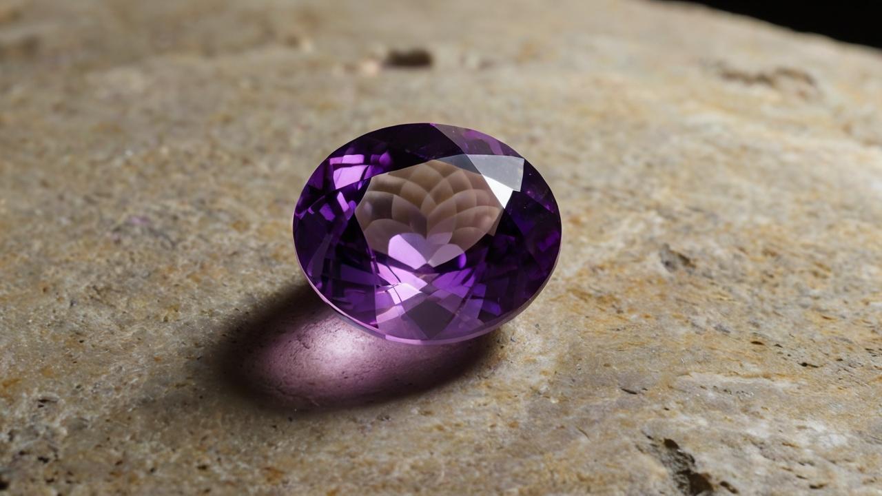 Amethyst Crystal created in the Lab