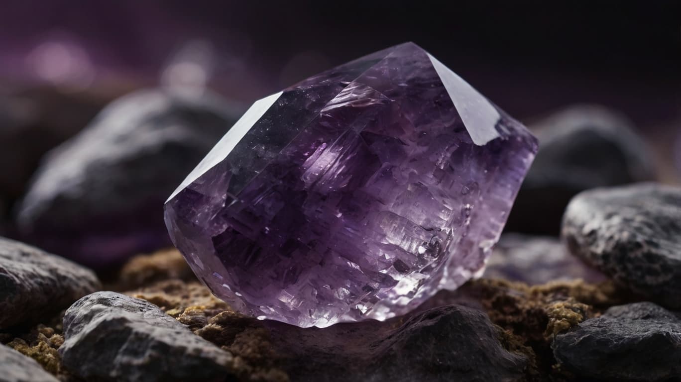 Purple Amethyst Crystal