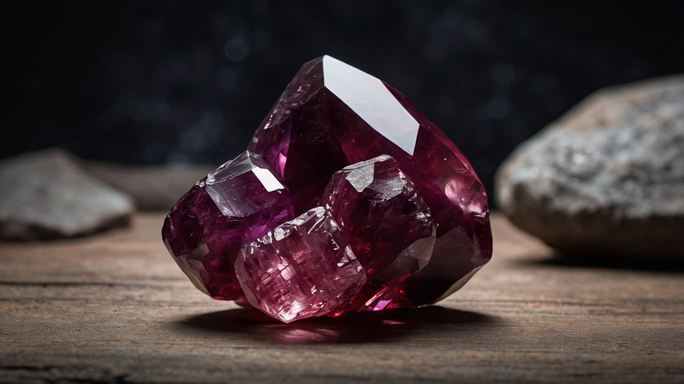 Red Amethyst Crystal